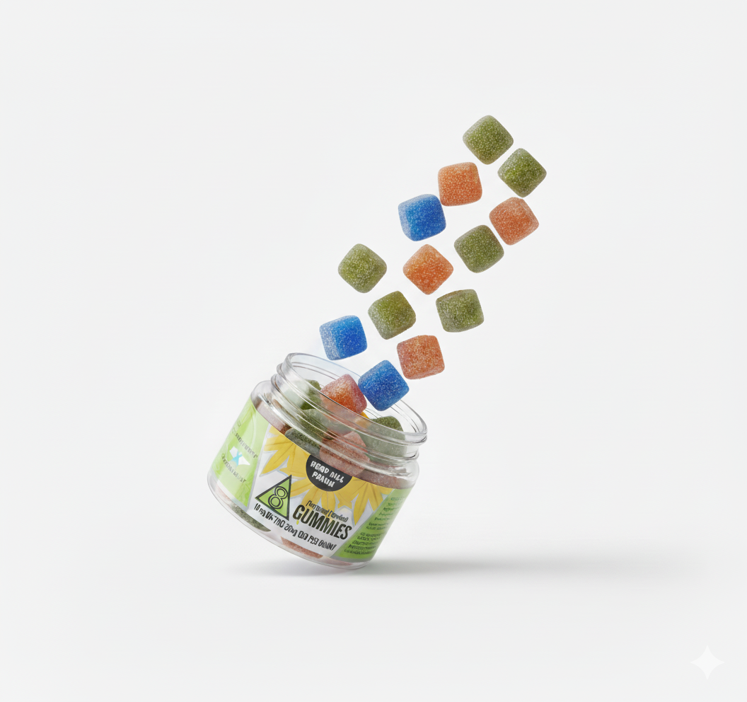 D8 Gummies - 20MG CBD and 10MG Delta-8 (THC)