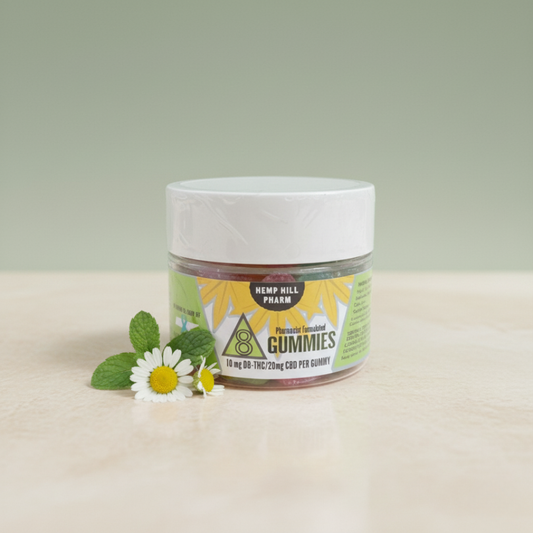 D8 Gummies - 20MG CBD and 10MG Delta-8 (THC)