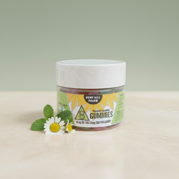 D8 Gummies - 20MG CBD and 10MG Delta-8 (THC)